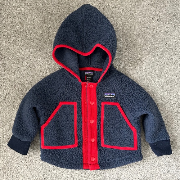Patagonia Other - Baby Patagonia Baby Retro Pile fleece jacket 6-12m